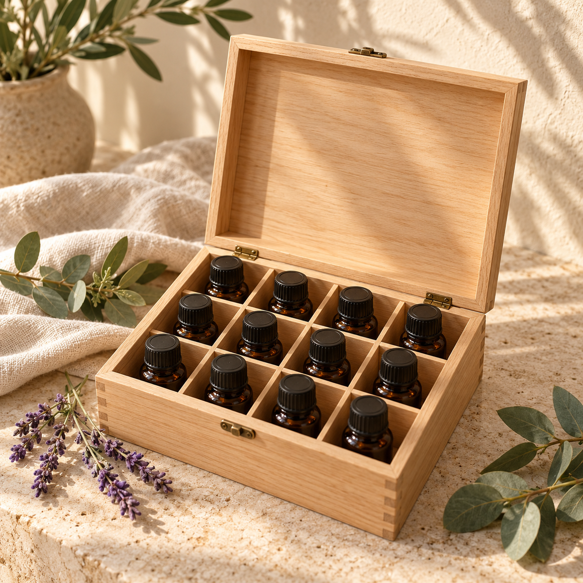 Cofres de aceites esenciales