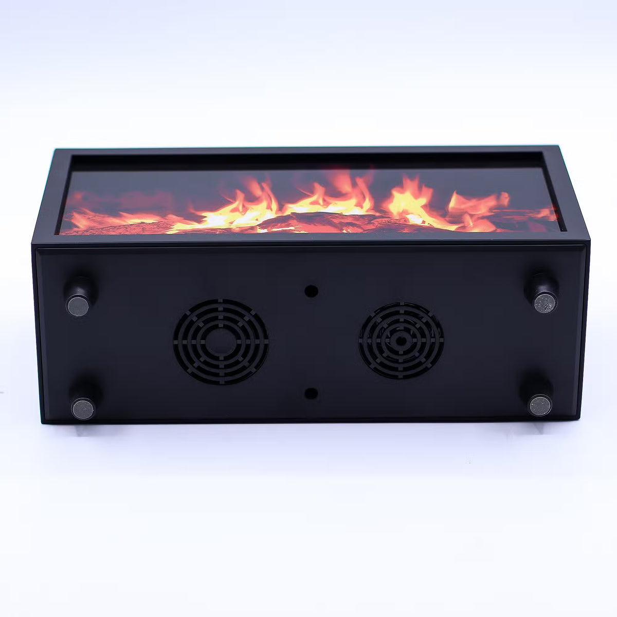 Difusor de aromas con efecto llama y sonido de aves · Negro