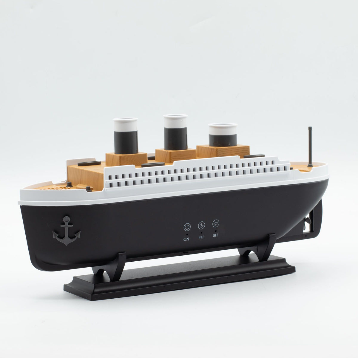 Difusor de aromas Barco · Luz LED y mando a distancia