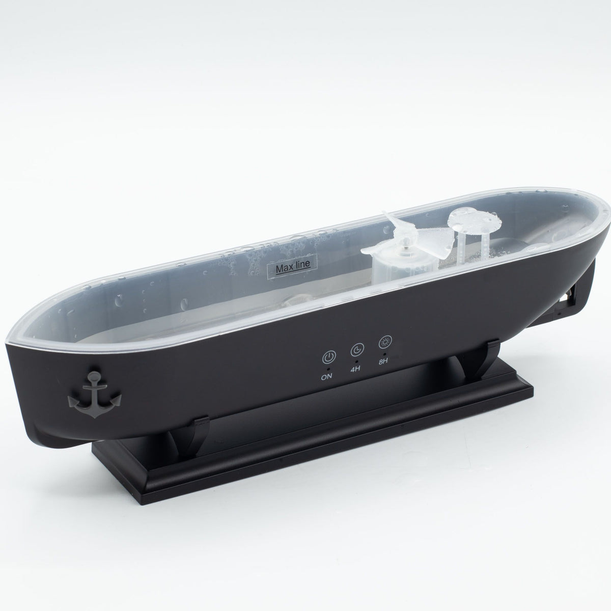 Difusor de aromas Barco · Luz LED y mando a distancia